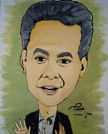 Traditional art Bapak Ganjar Pranowo